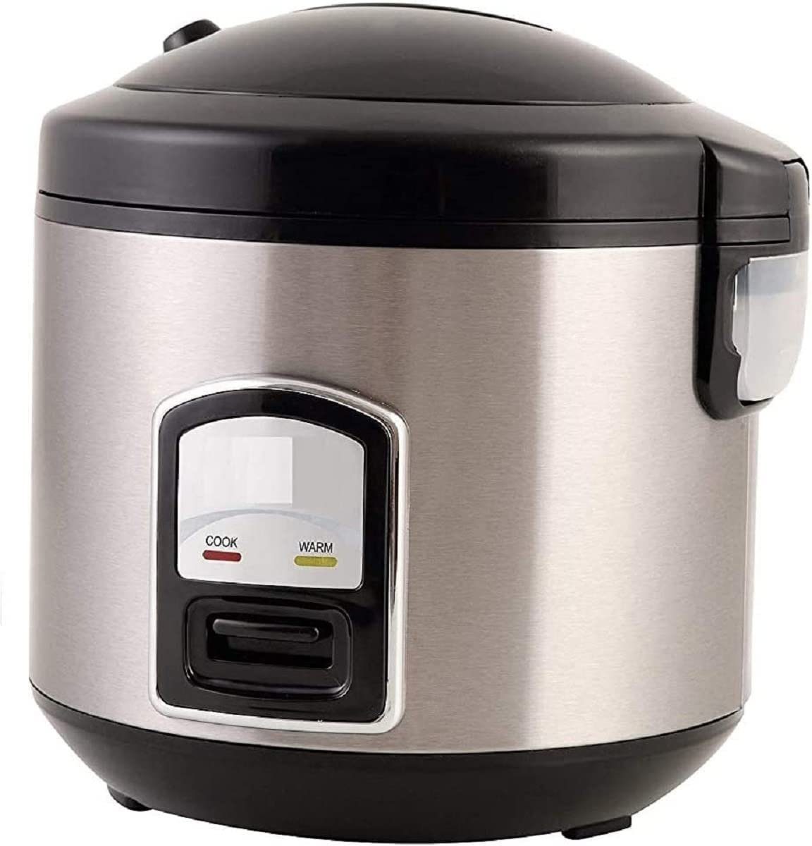 JUNG Reiskocher Reisgarer 3in1, Reistopf alle Reisarten, Reiskocher elektrisch 1,2L, 400 W, Dampfgarer, Cooker, Steamer, Dämpfer, Risottokocher, Gemüsegarer