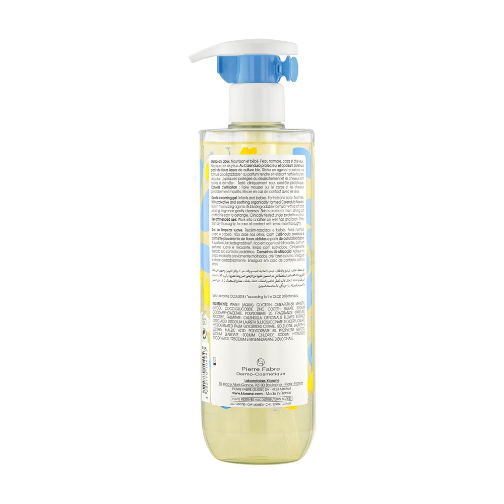 Klorane Bébé Gel lavant doux 500 ml Gel lavant