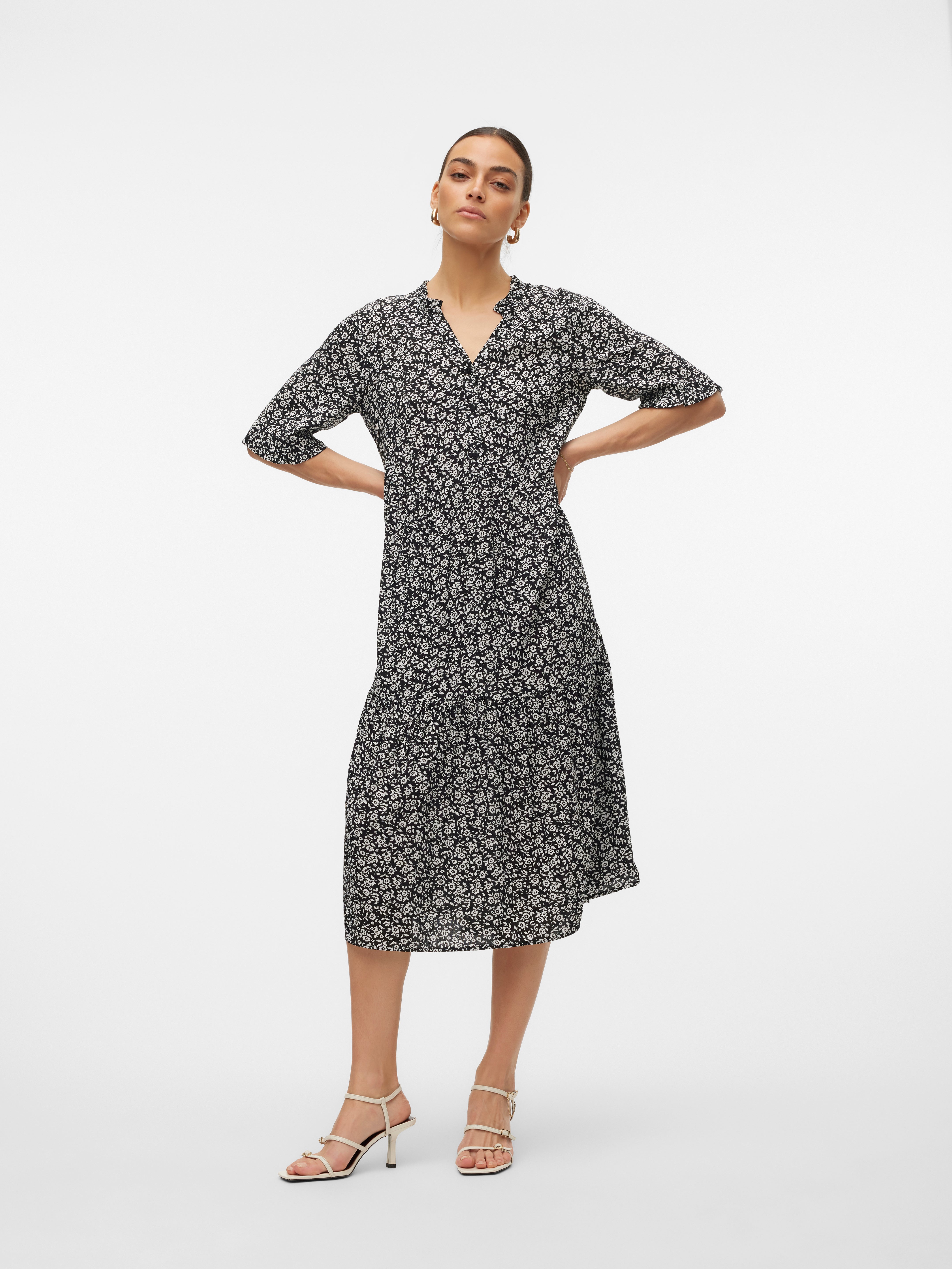 VMEASY Langes Kleid