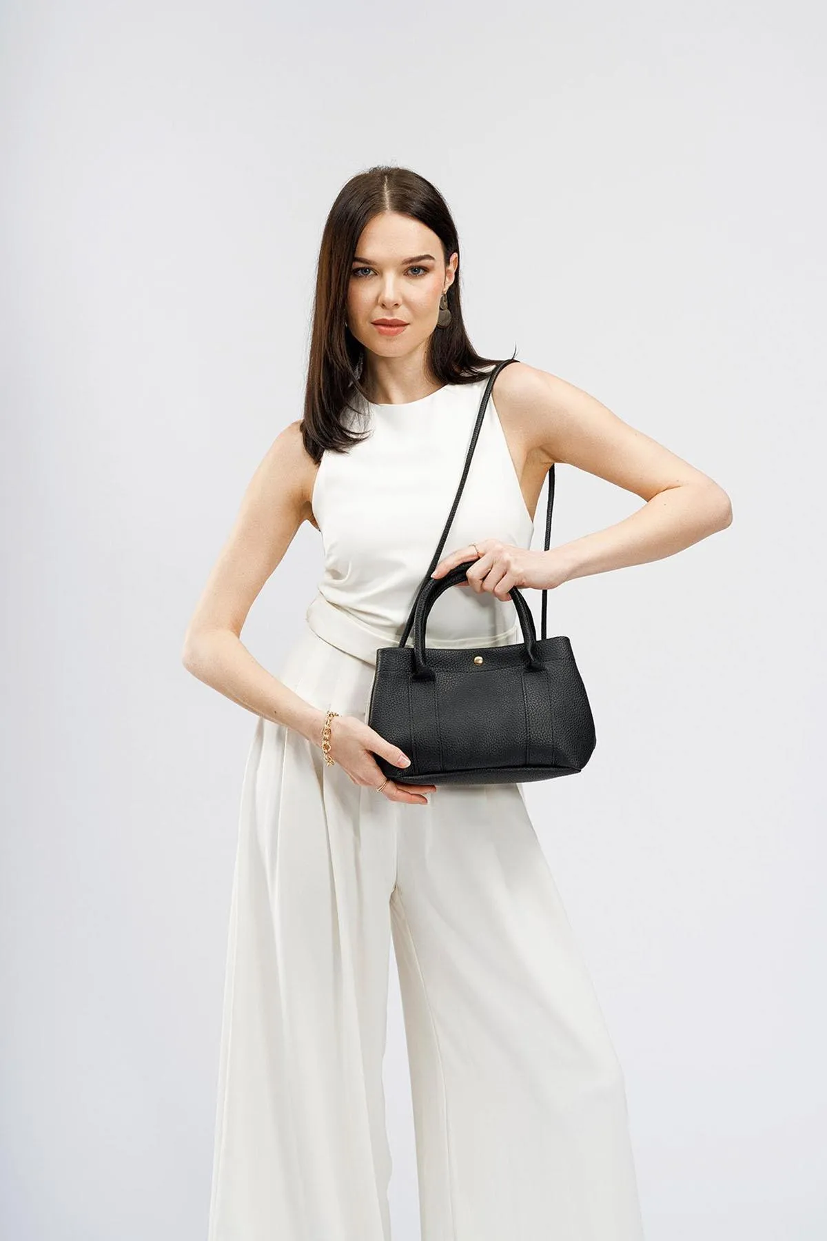 Lucky Bees  Damen Hand- und Schultertasche aus Kunstleder