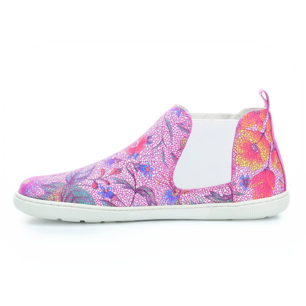 Koel4kids Farin Fantasy Fuchsia Flowers 08L017.001-650 niedrige Chelsea Barfußschuhe