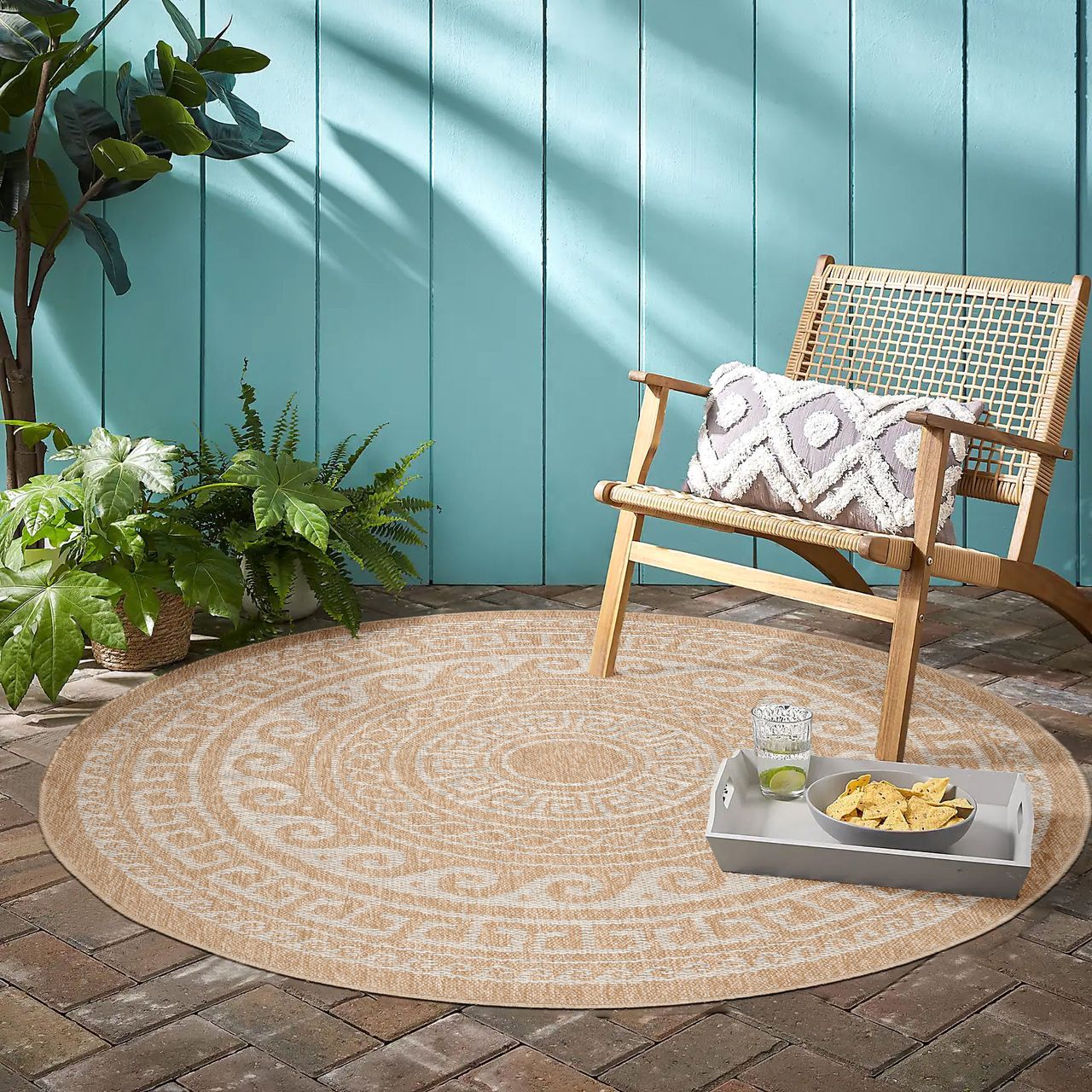 Ayyildiz Teppich, COMILLA 0887, BEIGE, 200 x 200 cm