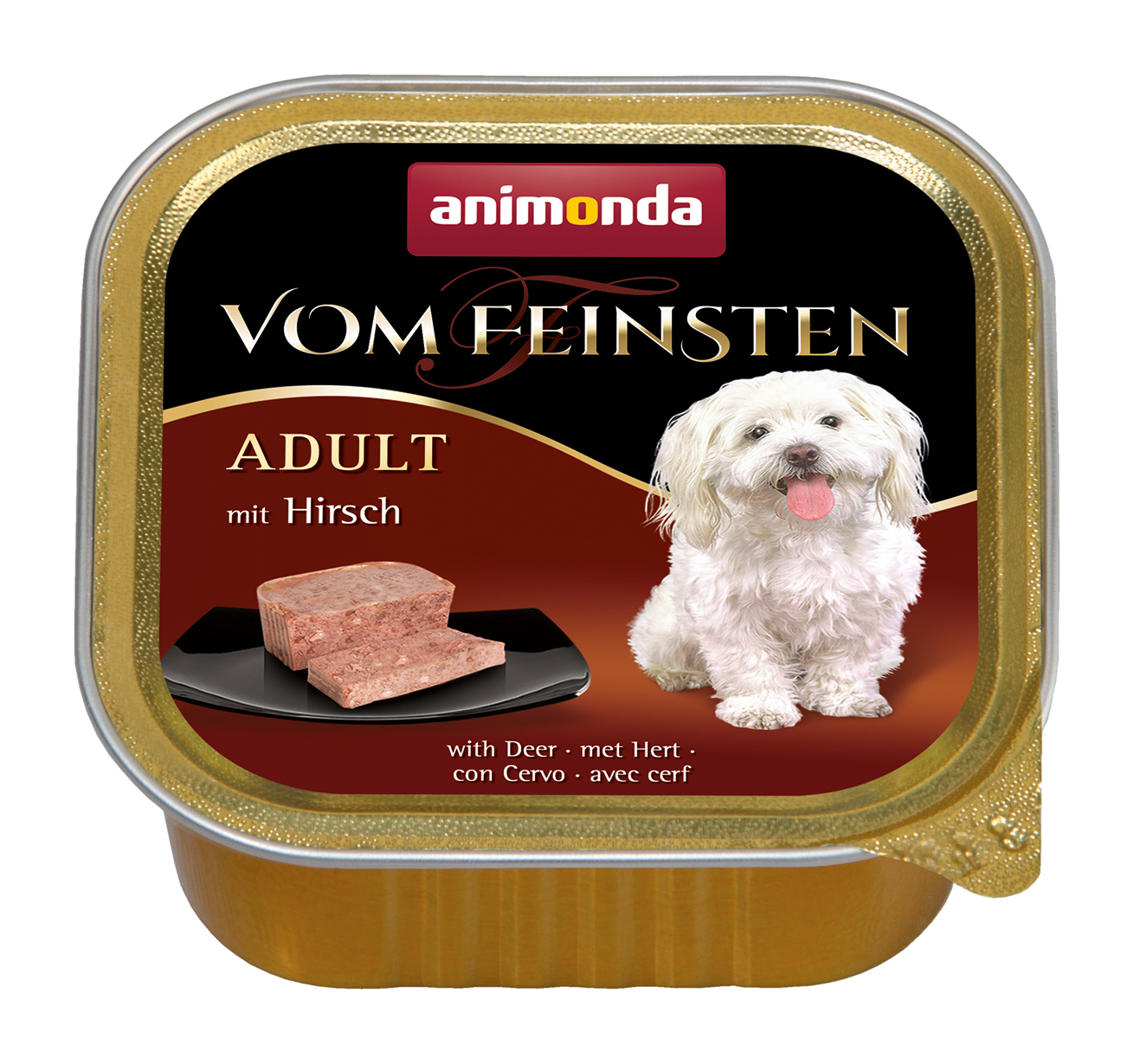 Animonda Hundenassfutter Animonda Vom Feinsten Adult 22x150g Hirsch