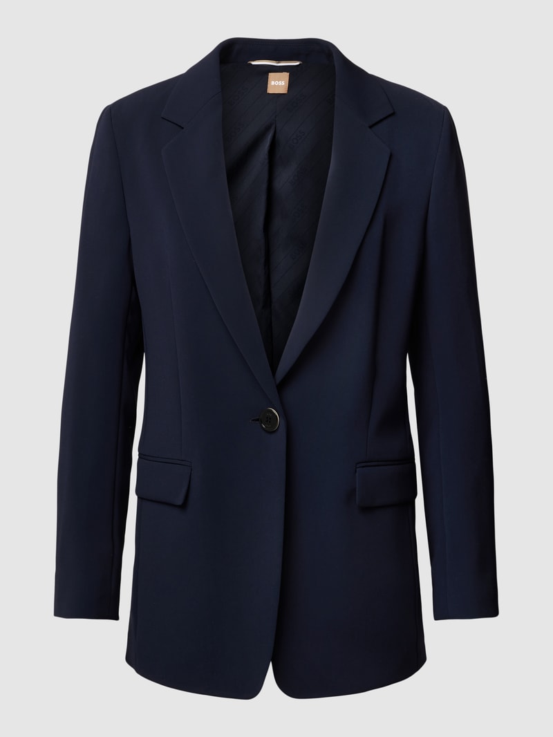 Blazer mit Reverskragen Modell 'JOCALUA' in marineblau