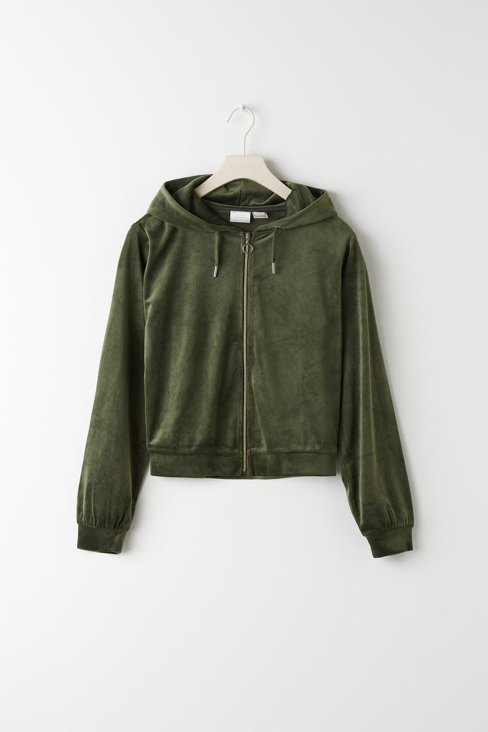 Y velour zip hoodie