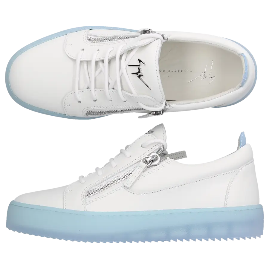Giuseppe Zanotti - Sneaker low FRANKIE Kalbsleder - blau