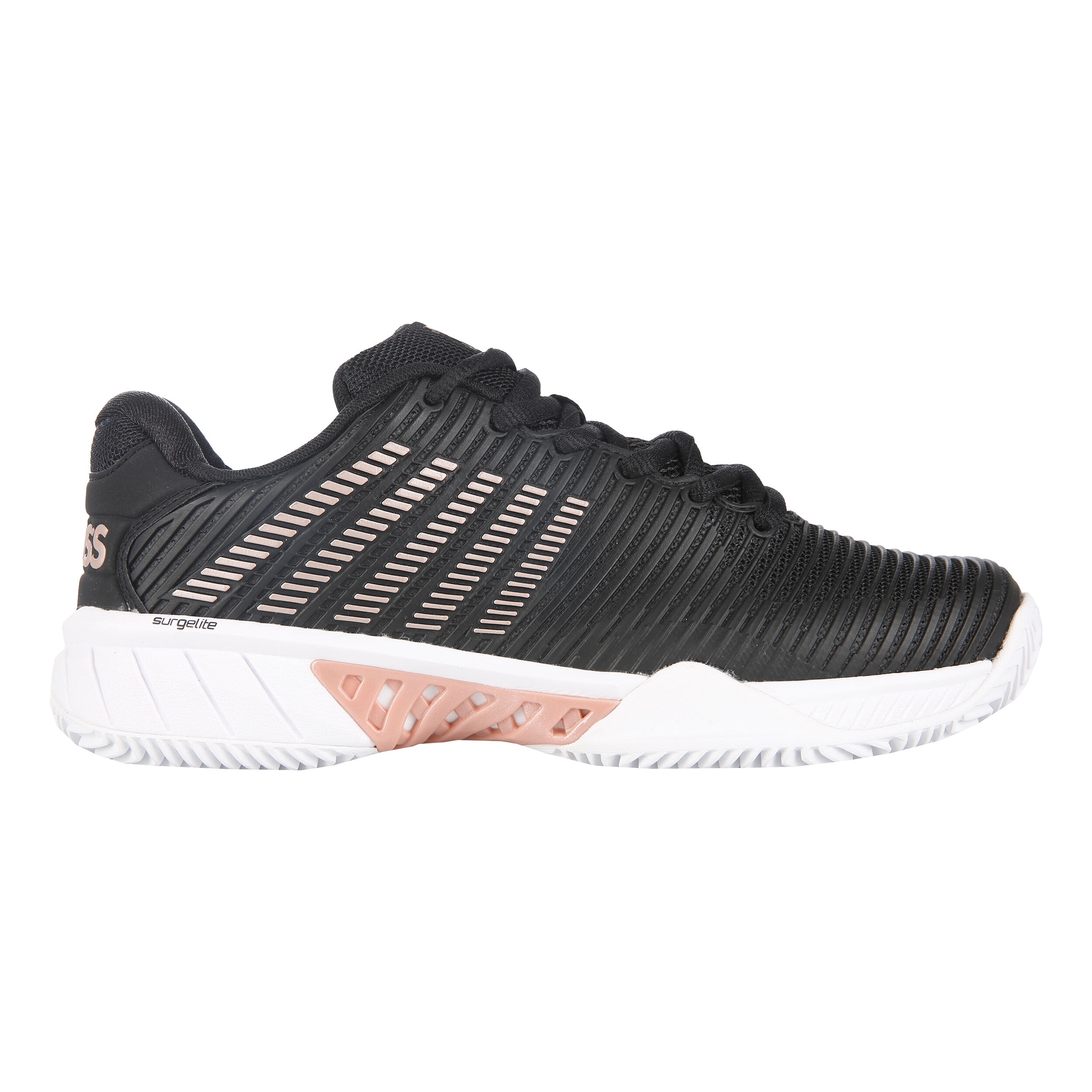 Hypercourt Express 2 Sandplatzschuh Damen - Schwarz, Gold