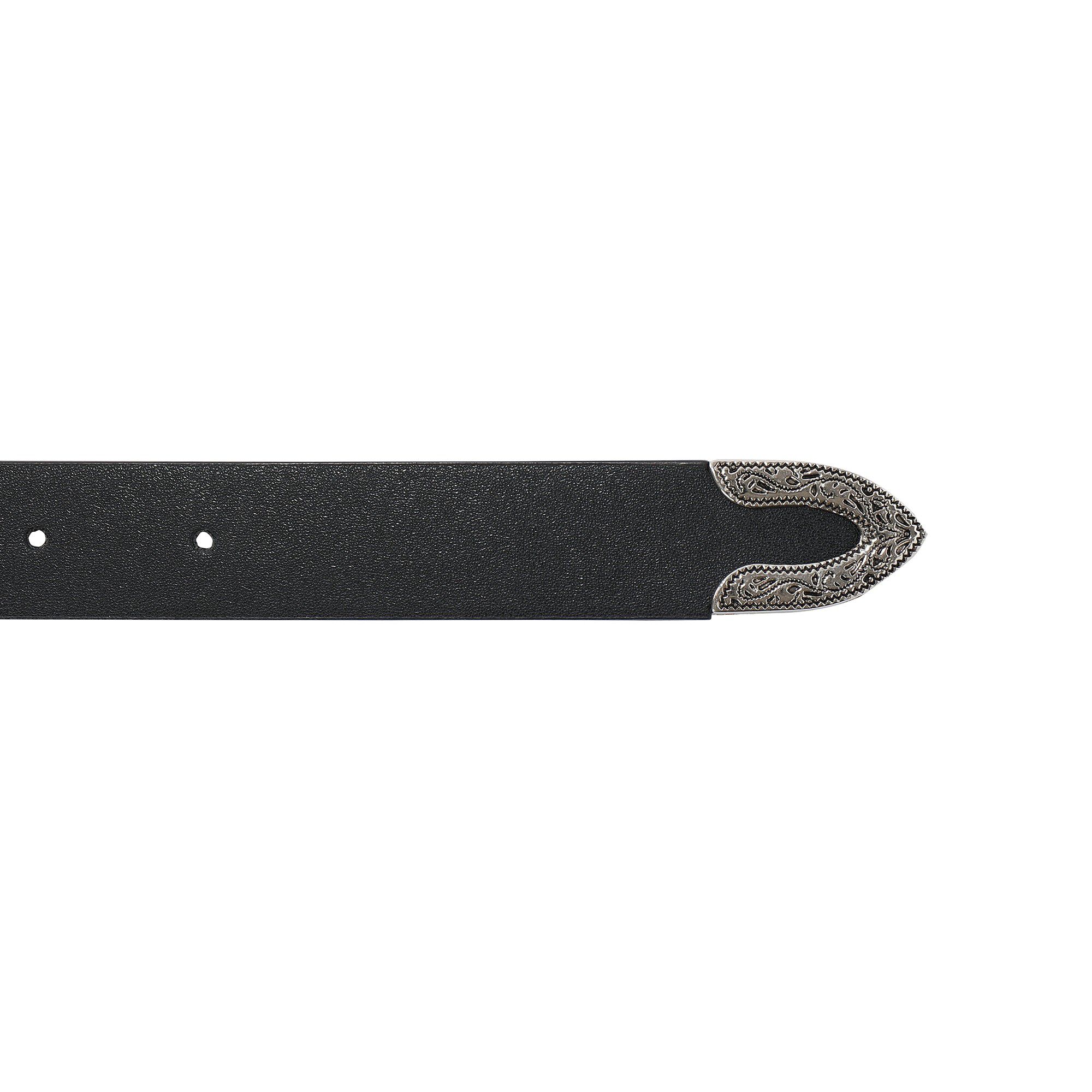 Ceinture noir style western