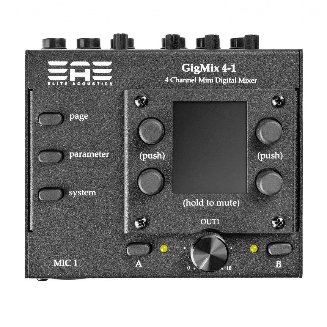 Elite Acoustics Mischpult Elite Acoustics GigMix 4-1 Digitalmixer mit Kabel