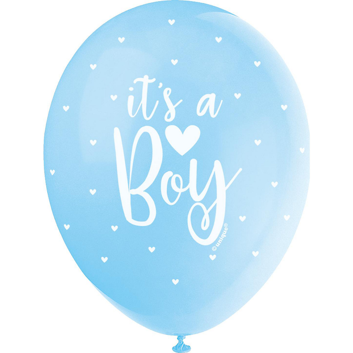 Luftballons It's a Boy, Latex, 29 cm, 5 Stück