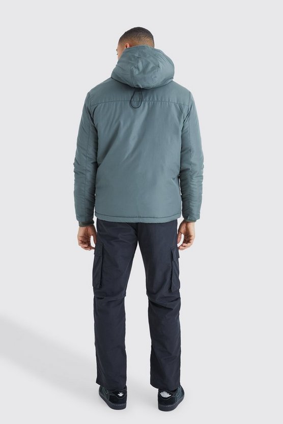 Lockere gepolsterte wasserfeste Jacke