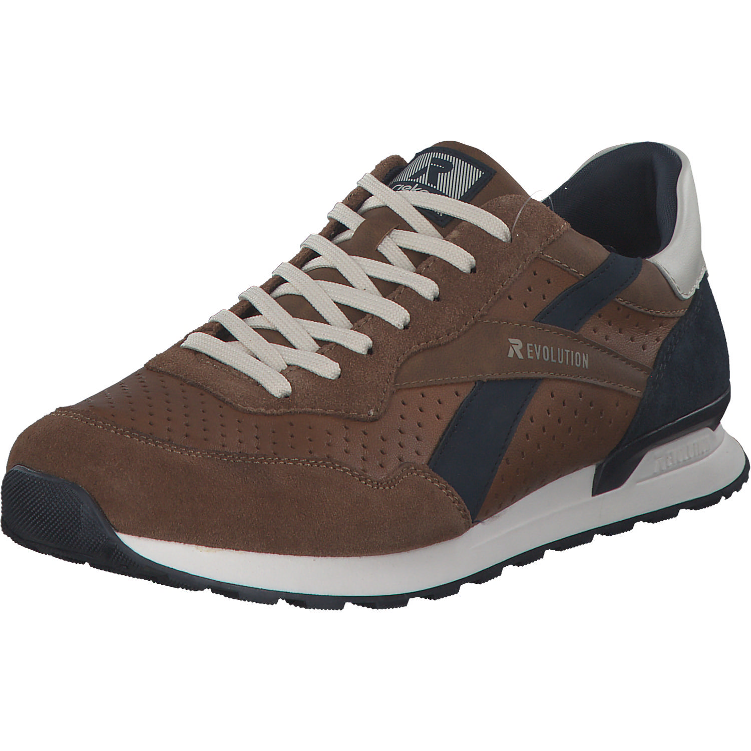 Rieker U0302, Sportliche Halbschuhe, Herren, sattel/brown/mandel/ozean/pazi
