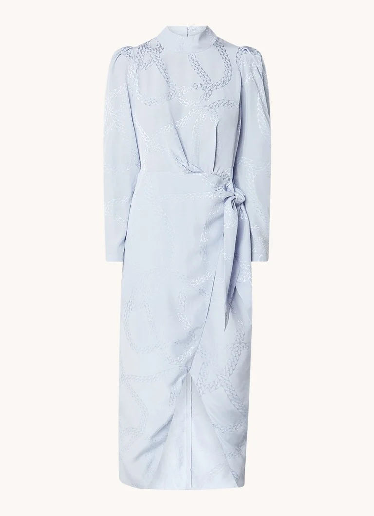 Vestido midi Kasera de HUGO BOSS con detalle anudado