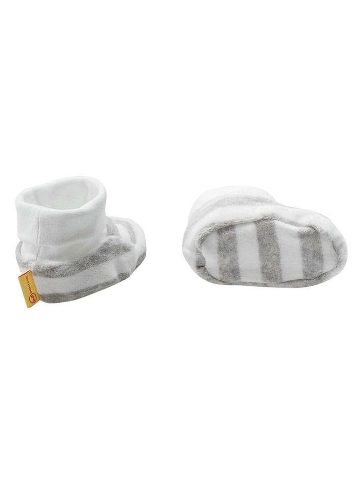 Steiff 3tlg. Outfit in Grau/ Weiß günstig kaufen