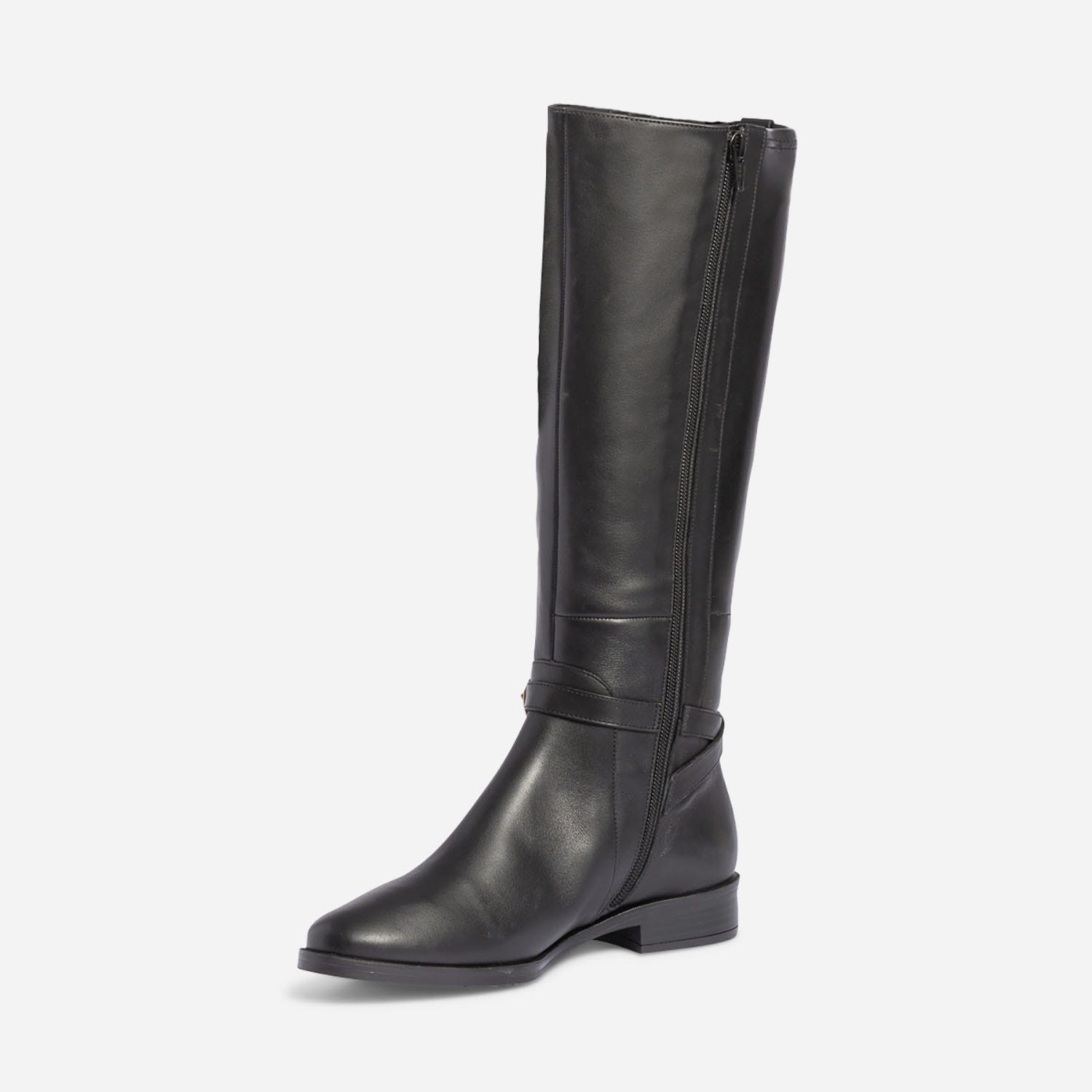 Botte ERAM FLEX noire en cuir à bride