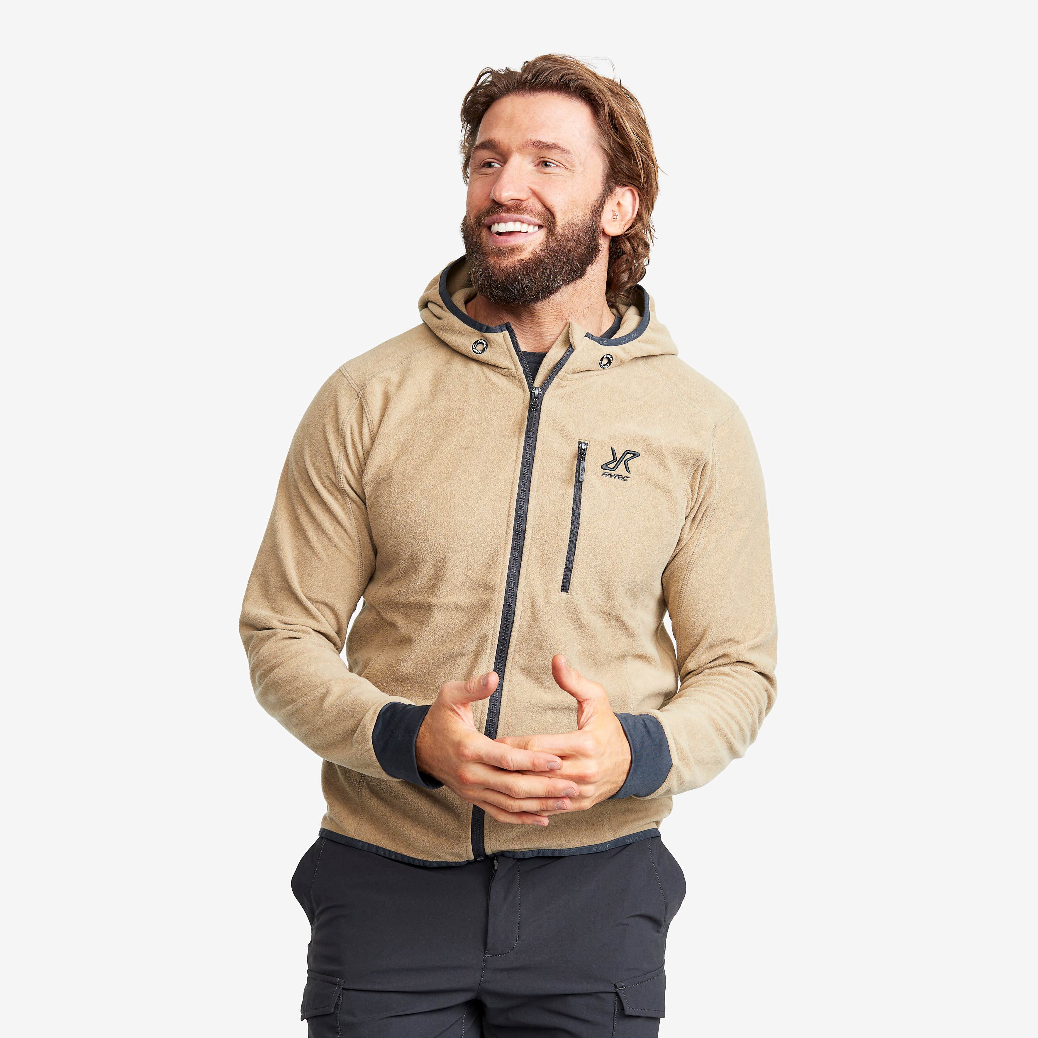 Trekker Hoodie Homme Khaki