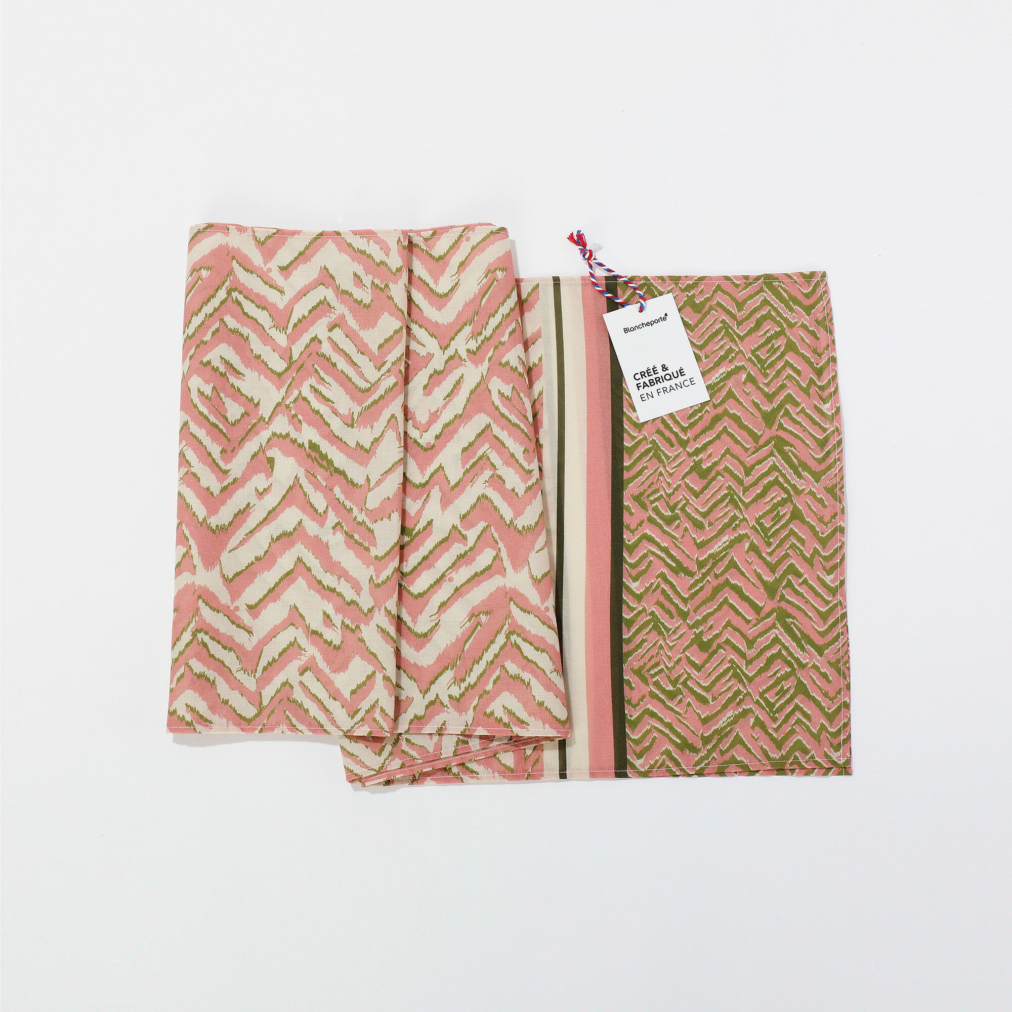 Foulard fabriqué en France imprimé cachemire, 198 x 38 cm