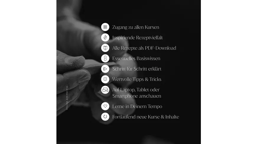 THE GOLDEN CIRCLE Online Kochkurse Premium Zugang 3 Monate