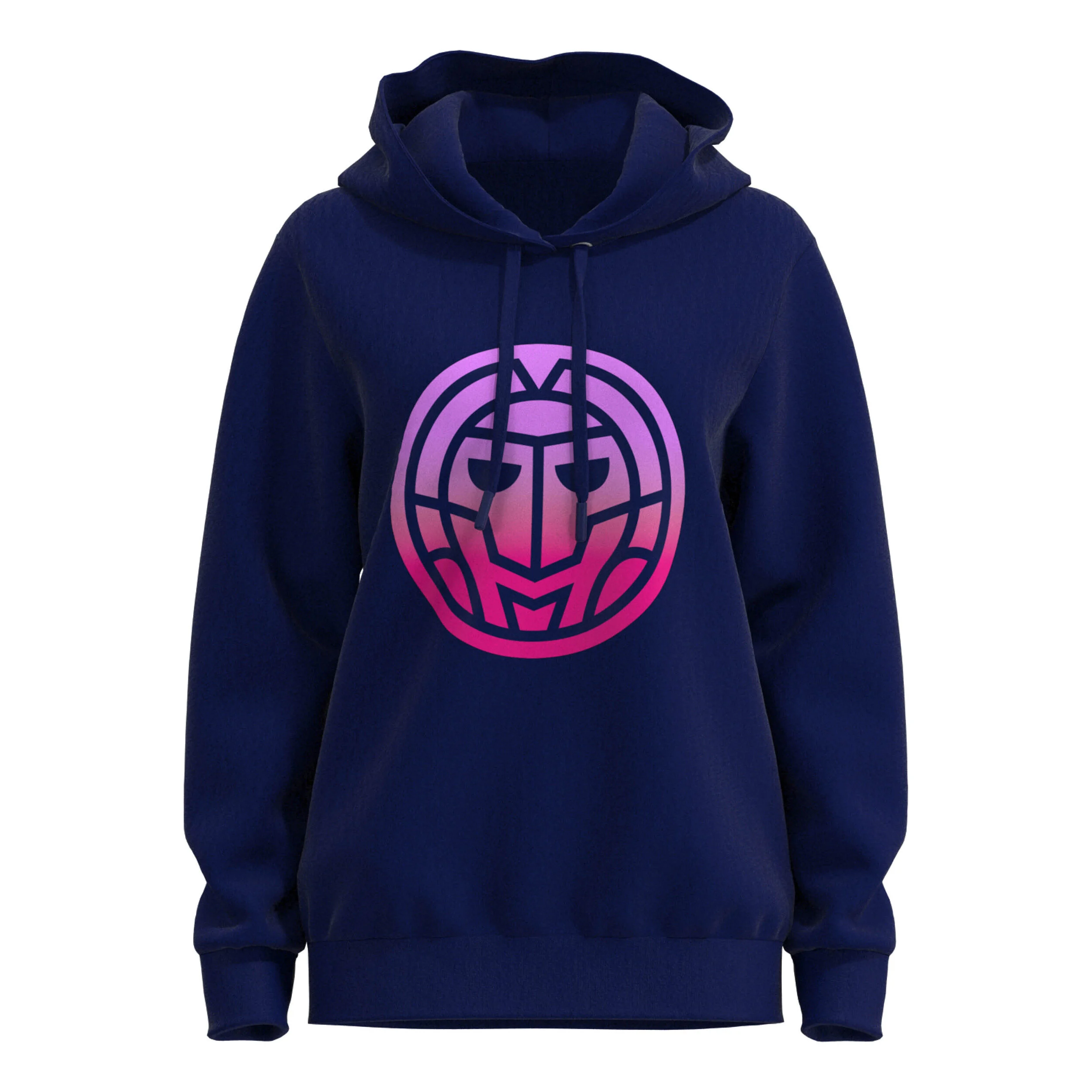 Colortwist Chill Hoody Damen - Dunkelblau, Pink