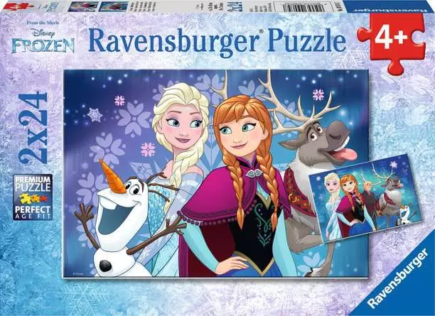 Kinderpuzzle ab 4 Jahren - Frozen - Nordlichter - 24 Teile