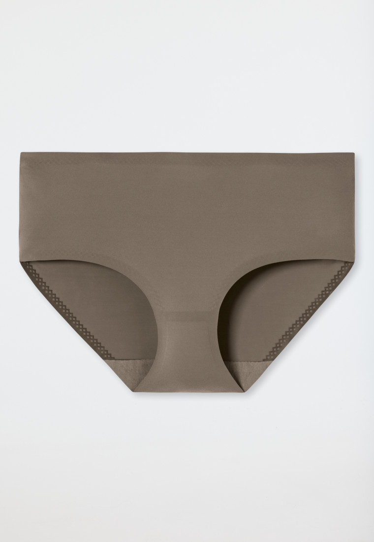 Panty seamless taupe - Invisible soft