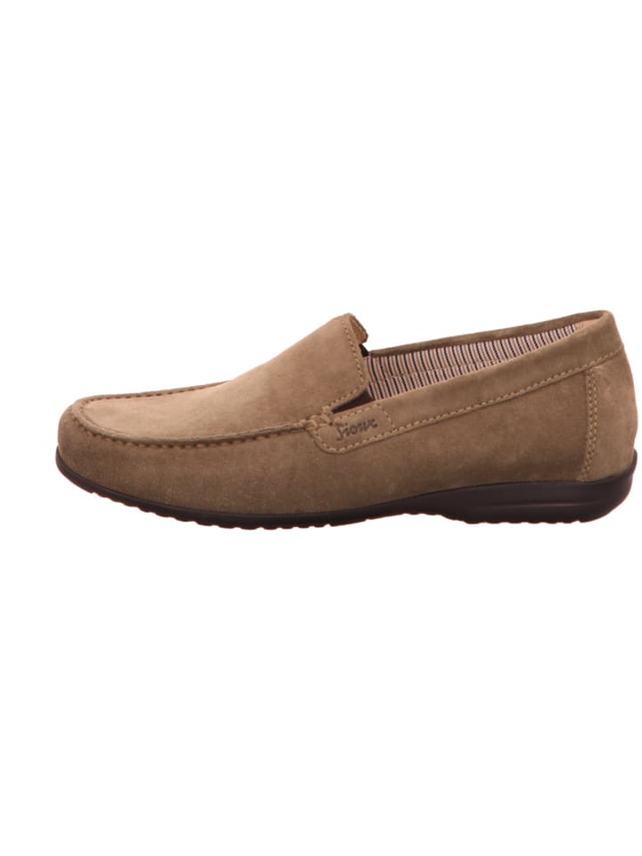 Sioux Sportliche Slipper für Herren in taupe in taupe günstig kaufen