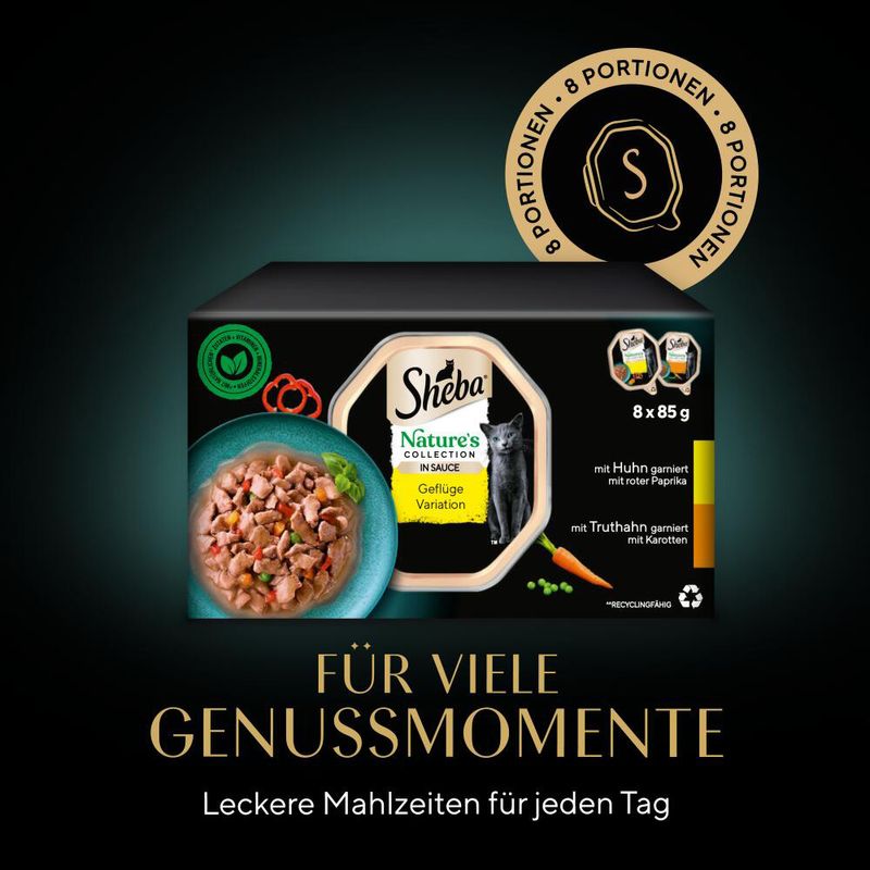 Sparpaket Sheba Nature's Collection in Sauce 64 x 85 g | bitiba %