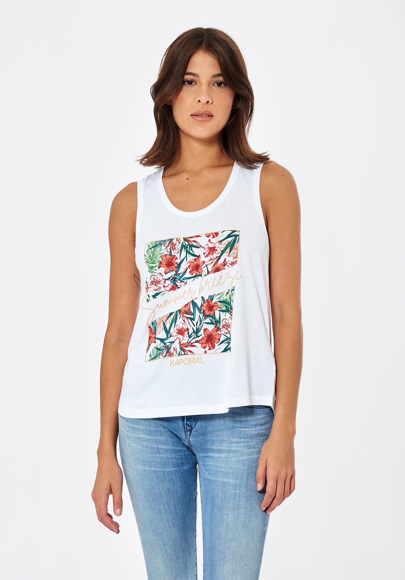 JUPAM  Débardeur blanc Femme