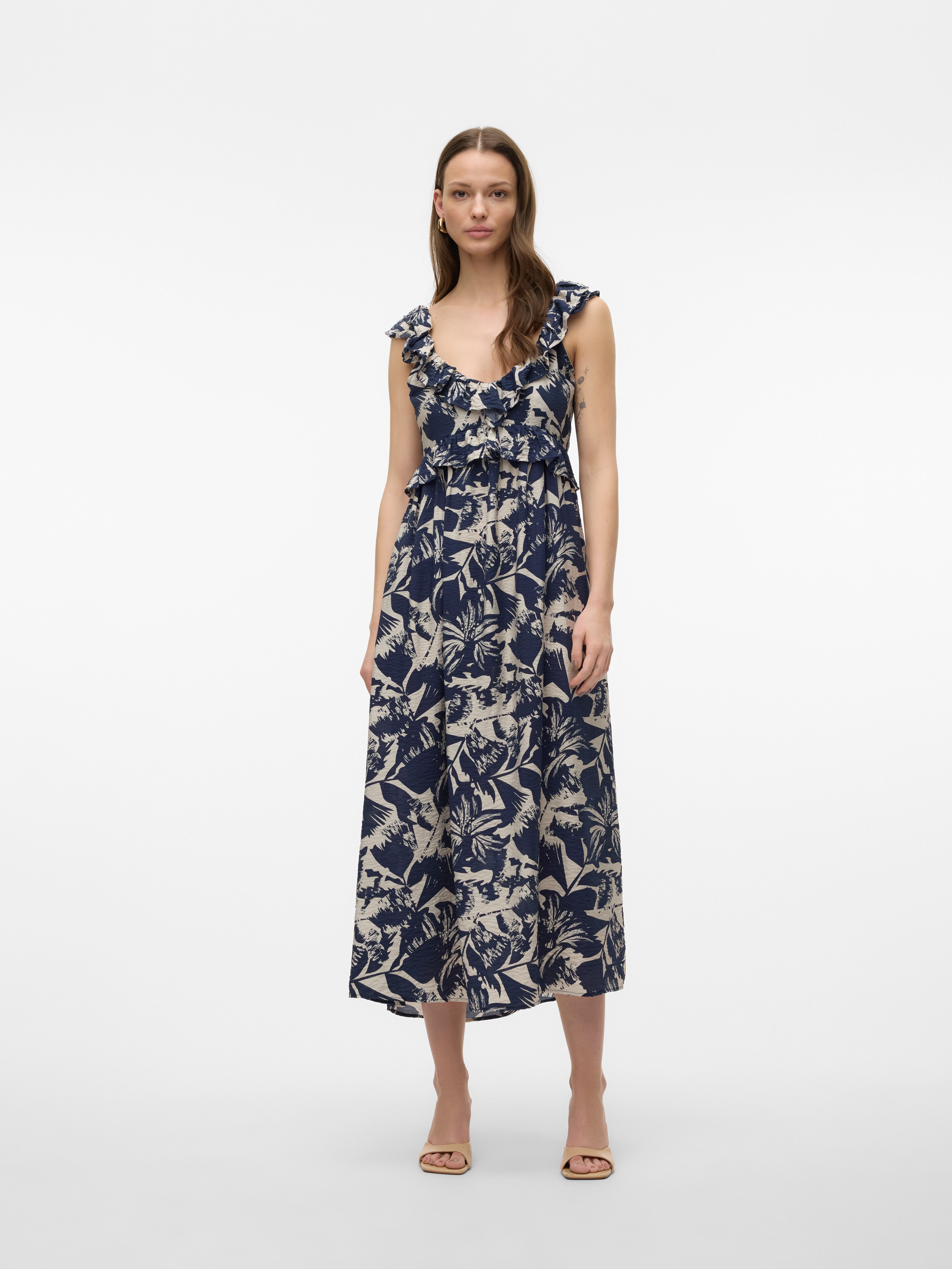 VMJOSIE Langes Kleid