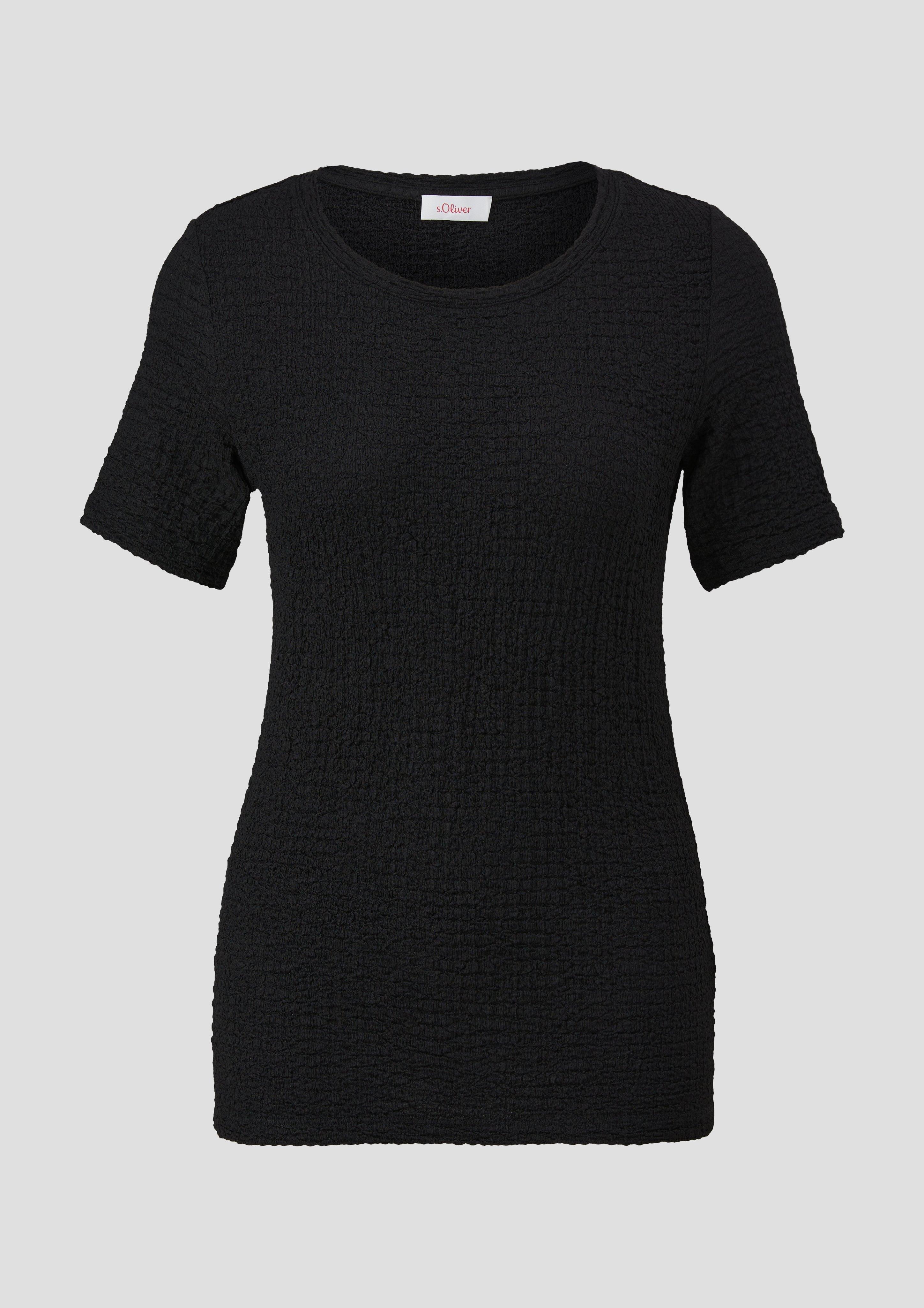 T-Shirt aus Struktur-Jersey  2157728-9999
