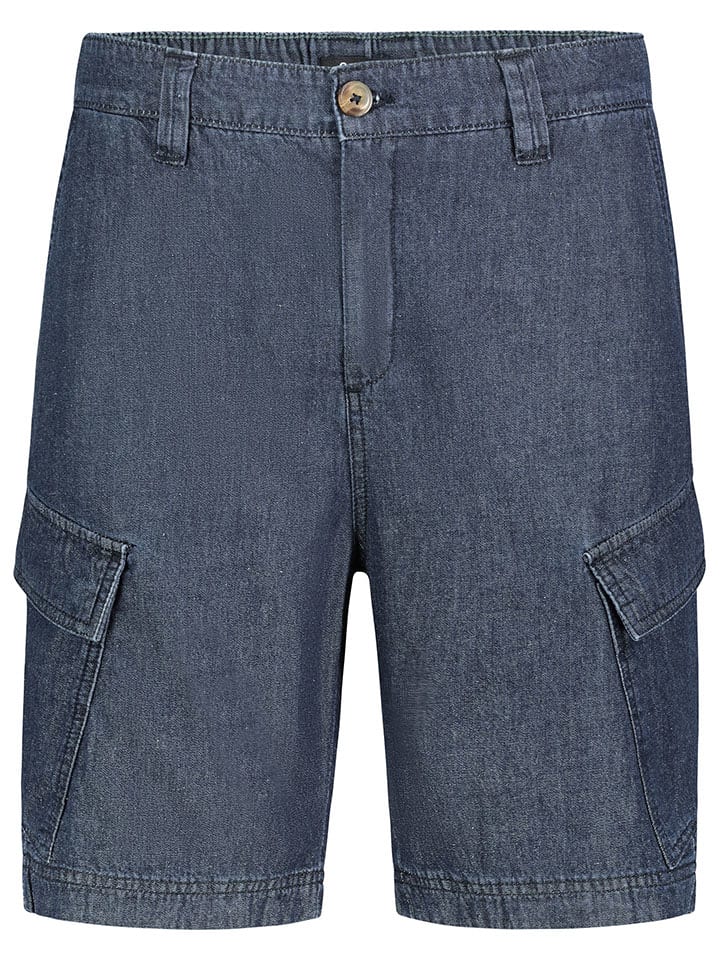 Authentic Style Jeans-Cargoshorts in Dunkelblau günstig kaufen