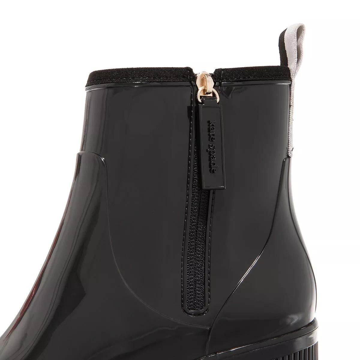 KATE SPADE NEW YORK Stiefeletten schwarz Regenstiefel