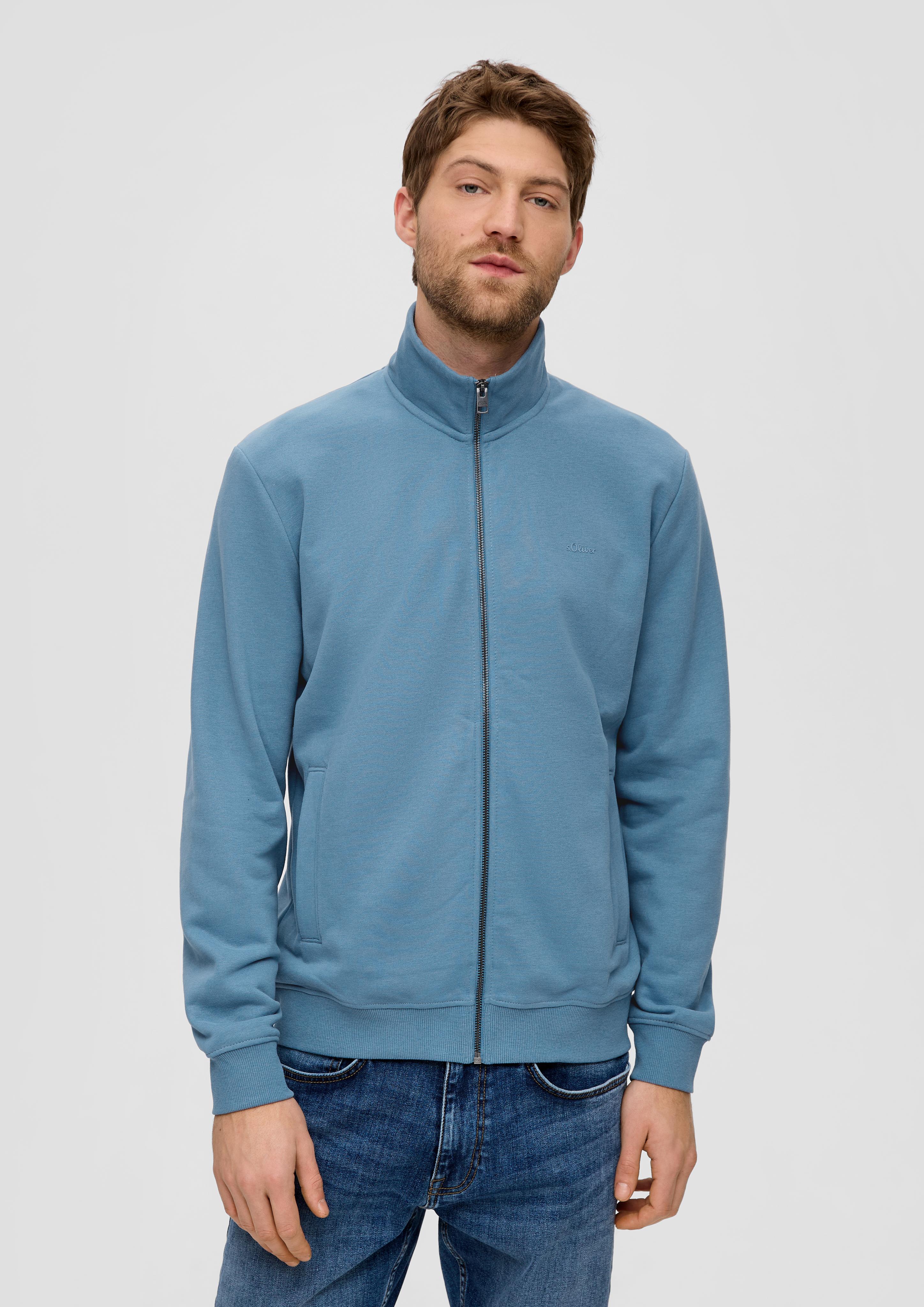 Sweatshirt-Jacke mit Stehkragen  2141491-5402
