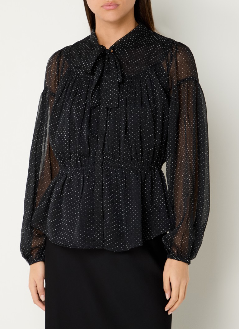 French Connection Ines Bluse mit Polka-Dot-Muster