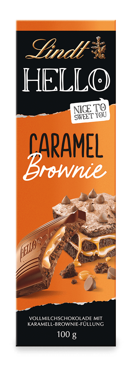 HELLO Caramel Brownie, 100g