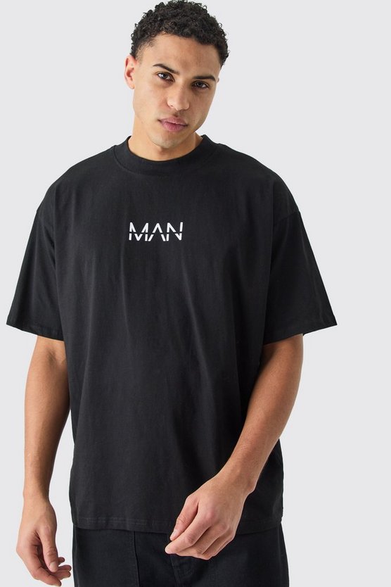 Oversize Basic Man-Dash T-Shirt