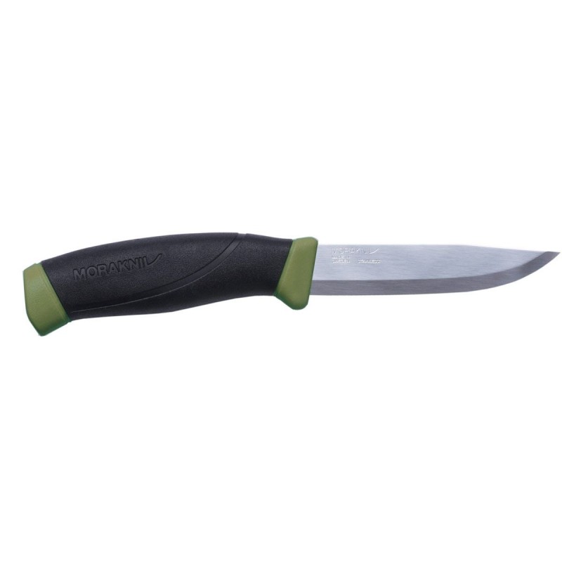 Morakniv Companion Forest grünes Kohlenstoffstahlmesser (Outdoormesser)