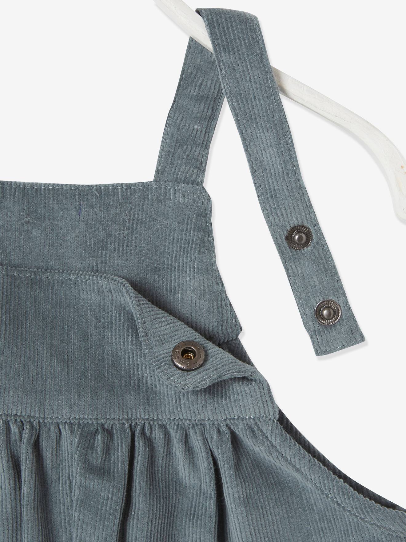 Vertbaudet Mädchen Baby-Set: Bluse und Latzhose - altrosa