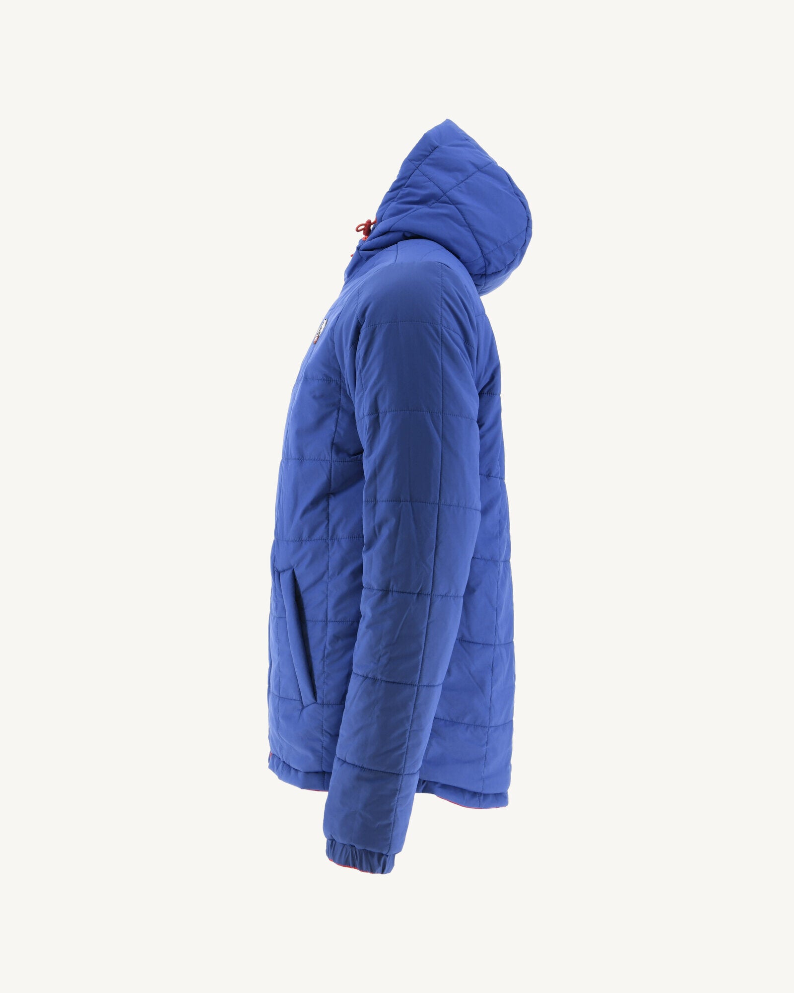 Doudoune Ultralight réversible à capuche Rouge vif/Dark denim Vigo