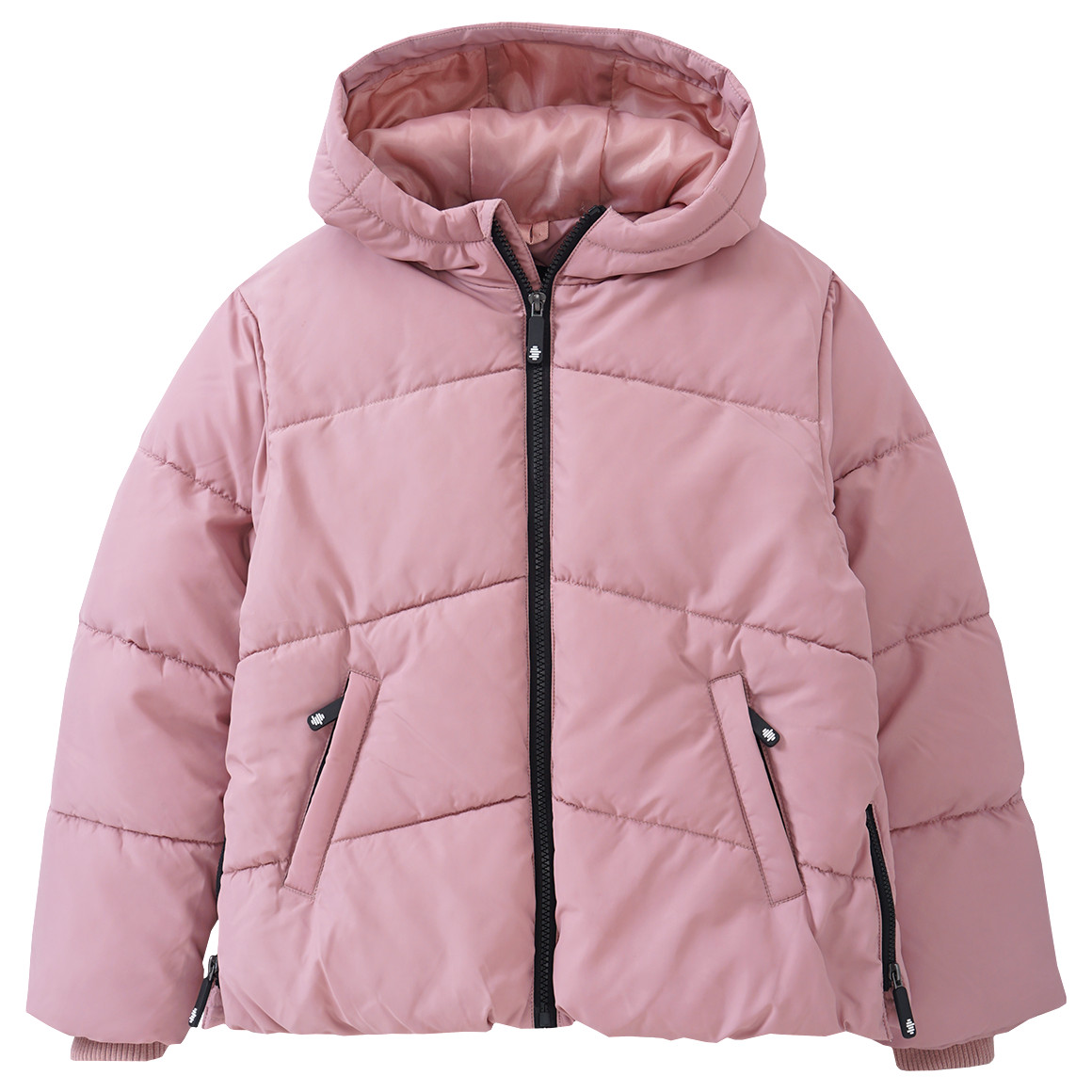 Mädchen Steppjacke mit Kapuze