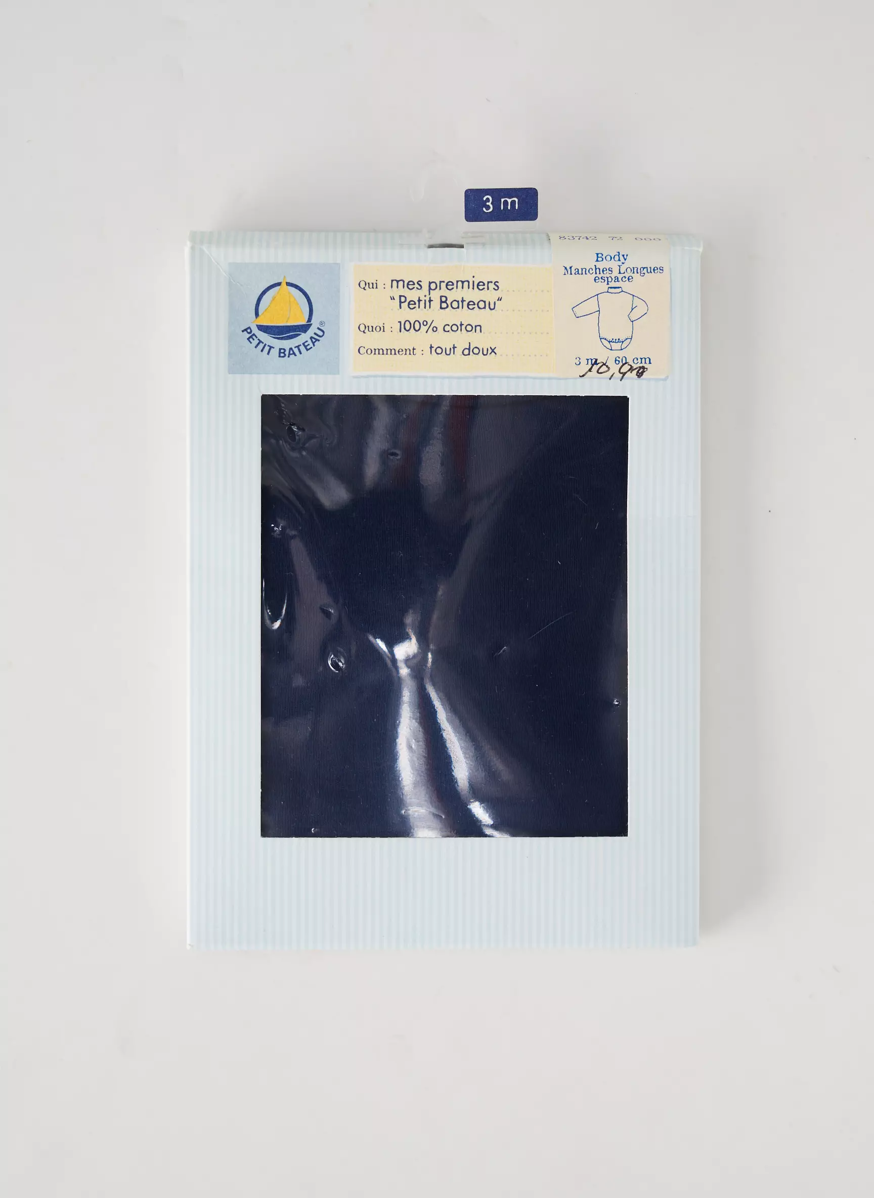 Petit Bateau Body 1 Enfant couleur bleu