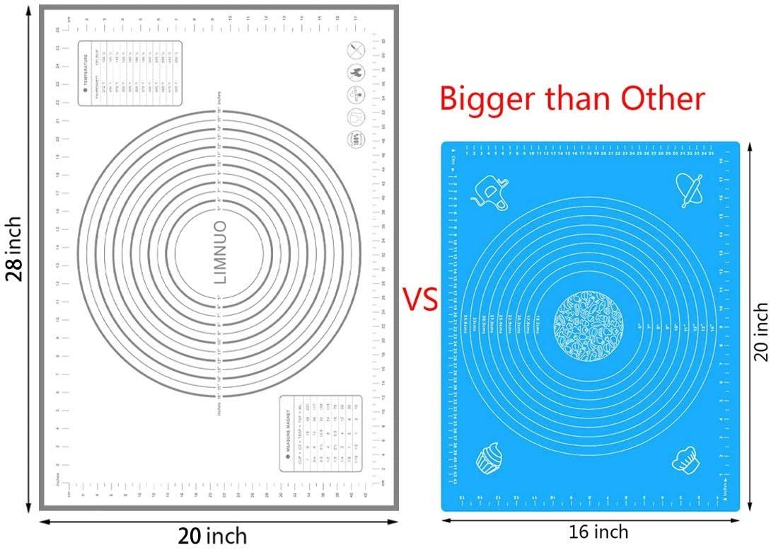 IVSO Backmatte Backmatte aus Silikon, antihaftbeschichtet, 70x50cm groß, extra dick 0.67mm