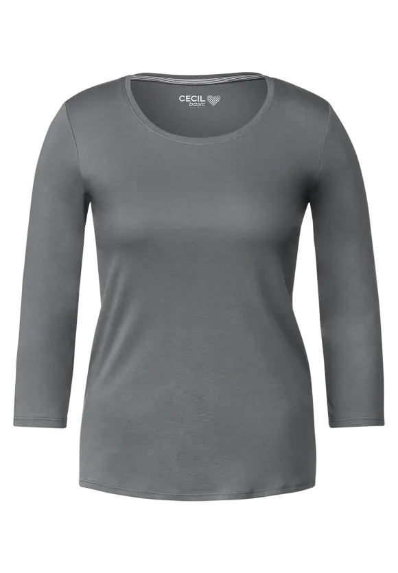CECIL Basic Shirt mit Rundhals