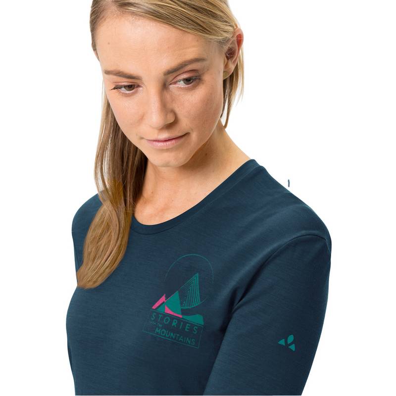 VAUDE Women's Monviso Wool LS T-Shirt T-Shirt Damen