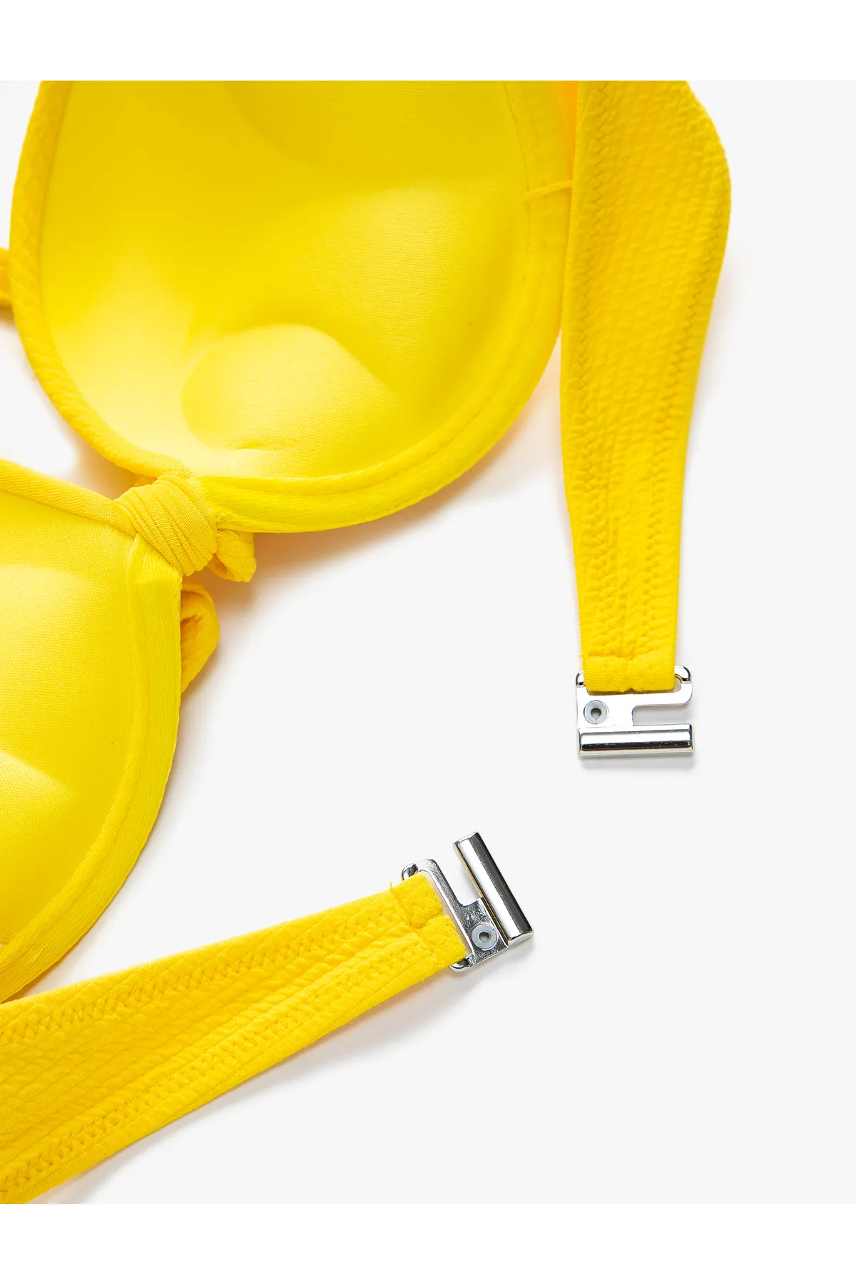 Koton  Push-Up-Bikinioberteil mit strukturiertem Neckholder-Schleifendetail