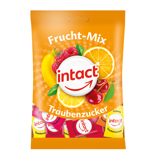 INTACT Traubenzucker Beutel Frucht-Mix  75 g  Bonbons
