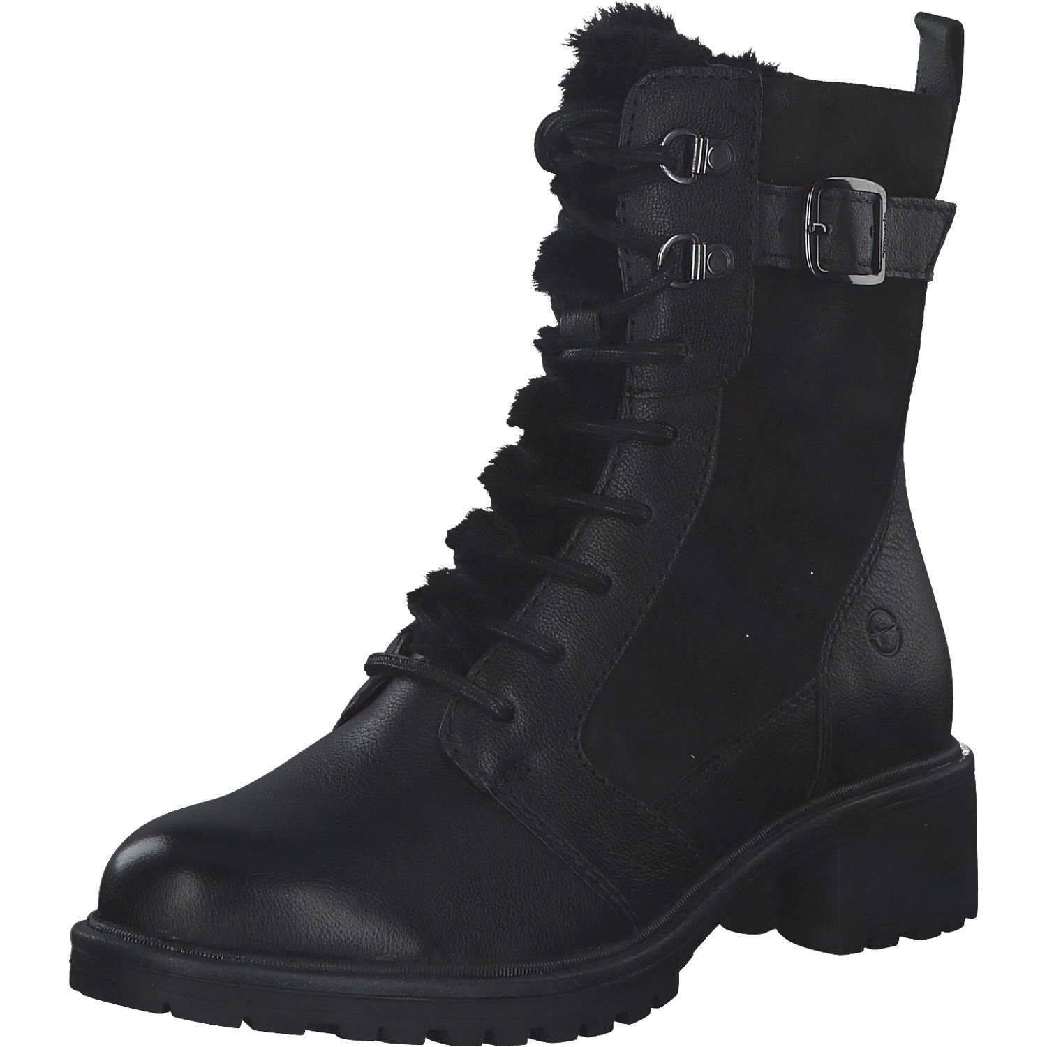 Tamaris 26212, Schnürstiefeletten, Damen, black