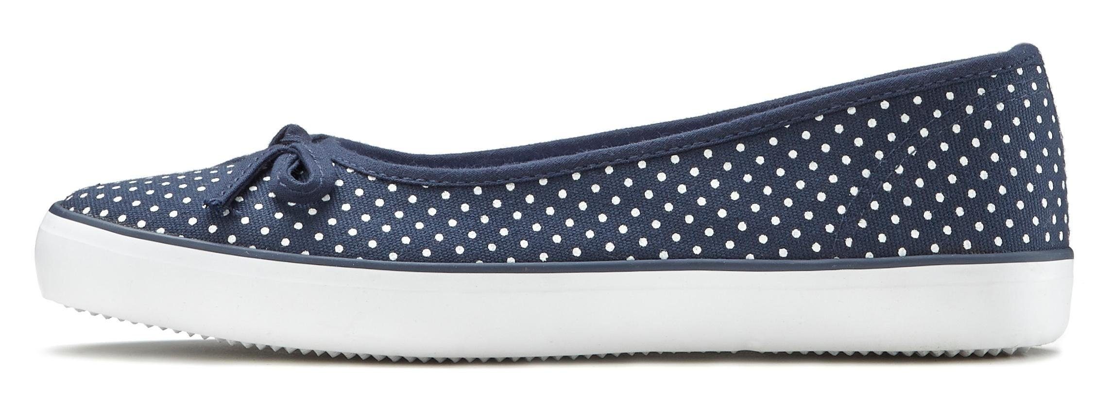LASCANA Sneaker Ballerinas Slipper, Halbschuh, Freizeitschuh aus Textil im sportiven Look