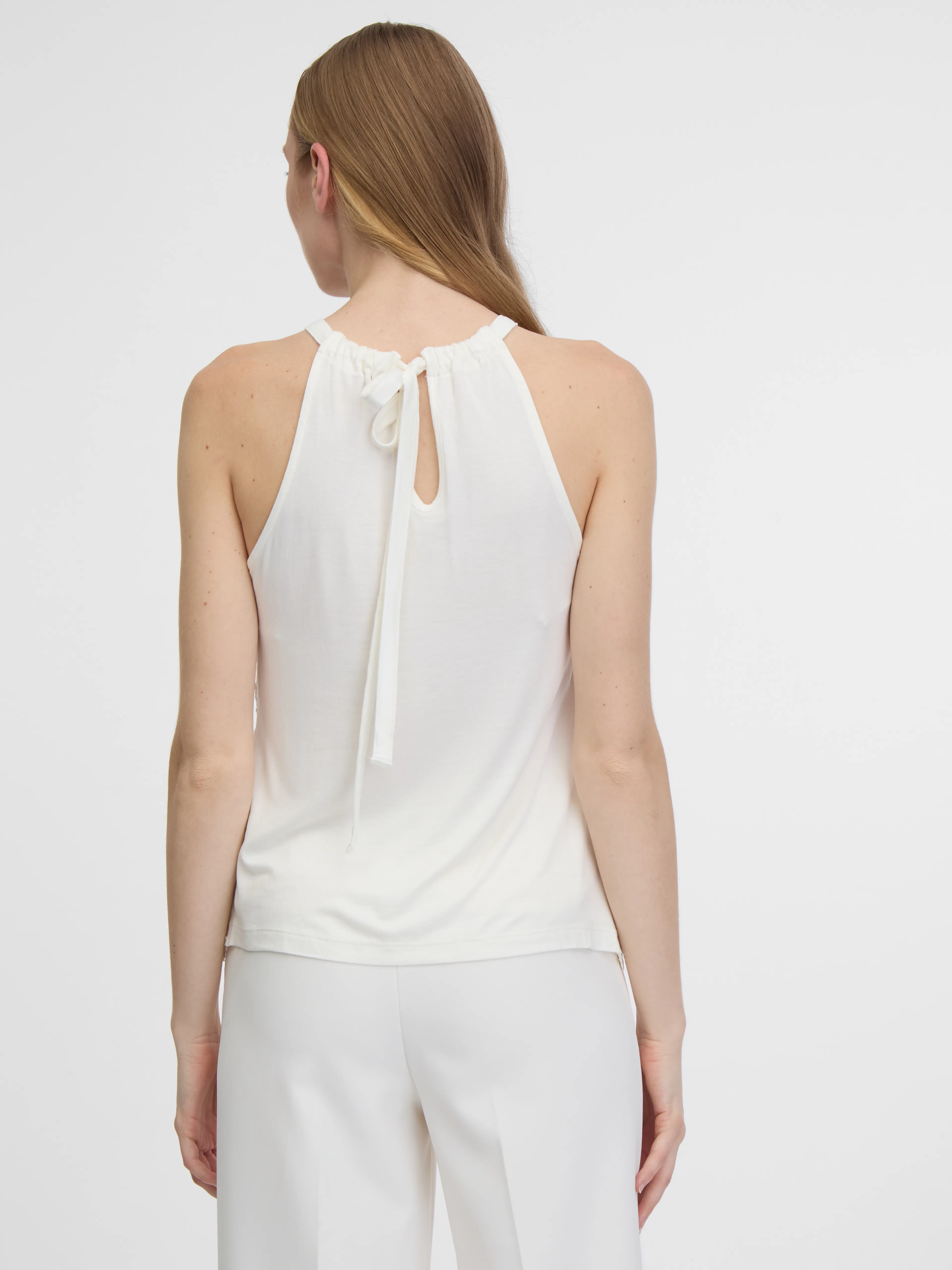 Weißes Damen-Spitzen-Tank-Top ORSAY