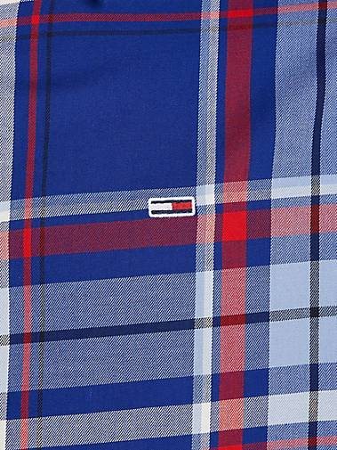 TOMMY-JEANS Herren Freizeithemd Classic Fit Langarm
